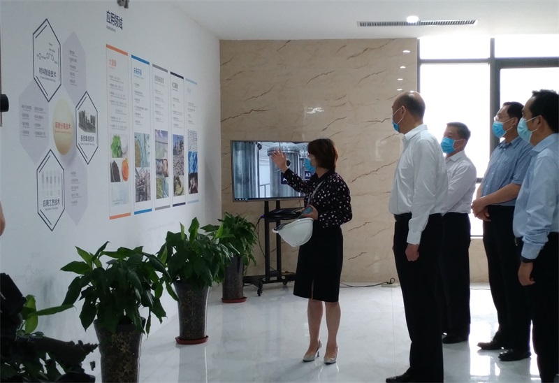 陜西省省長劉國中、西安市市長李明遠一行調研高陵藍曉產業園