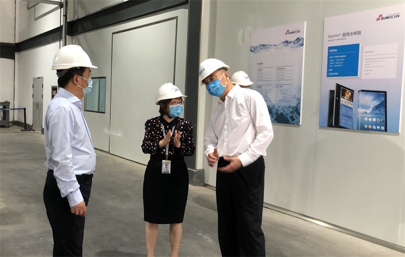 陜西省省長劉國中、西安市市長李明遠一行調研高陵藍曉產業園