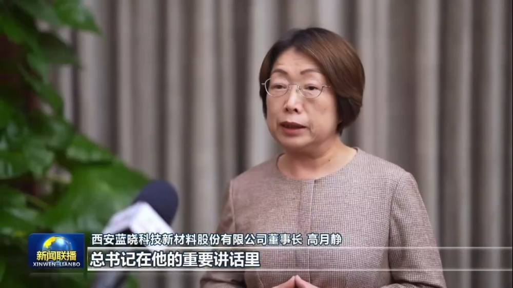 藍曉科技董事長高月靜參加民營企業座談會